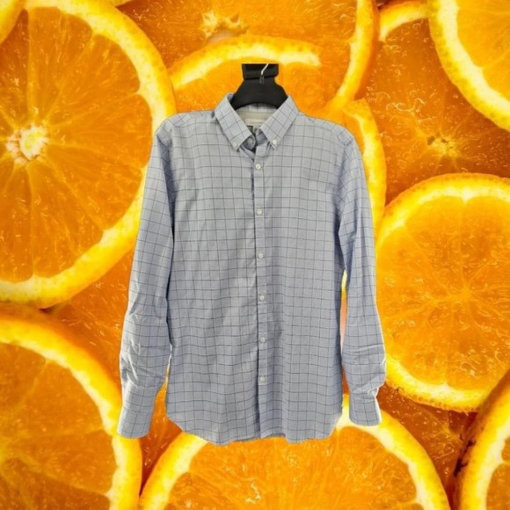 Calvin Kline Infinite Slim Fit Dark Blue / Light Blue Plaid